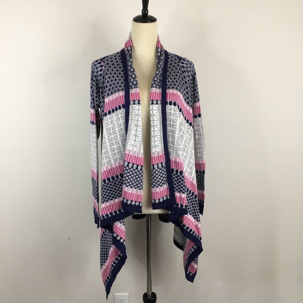 Bcbgmaxazria Multi-Color Mixed Print High Low Hem… - image 5